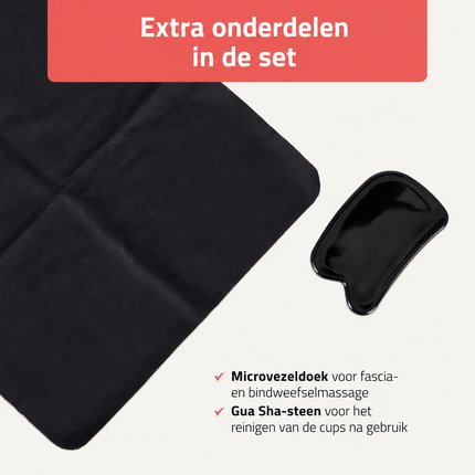 HABYS Cuppingset - 24 delig - met cuppingbekers - inclusief pomp