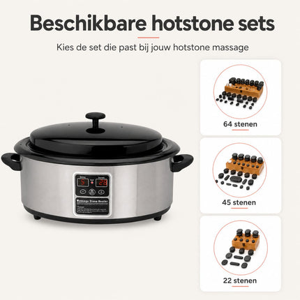 Hotstone Heater Pan 6 Liter met Display