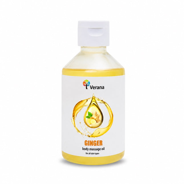 Verana Massageolie Gember - 100% Natuurlijk - 250ml