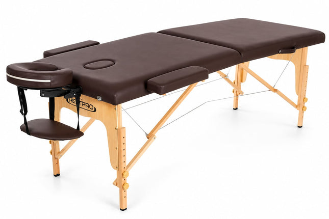 RESTPRO Inklapbare Massagetafel Classic 2 Bruin