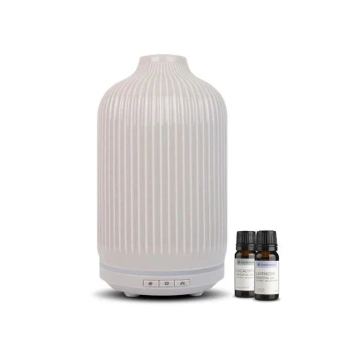 Relax set - Etherische Olie Diffuser Ostro - met 2x 10ml etherische olie