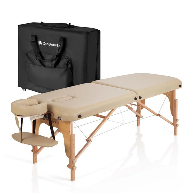 ZenGrowth Inklapbare Massagetafel Gavia Beige