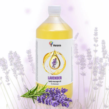 Verana Massageolie Lavendel - 100% Natuurlijk - 1L