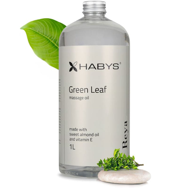 Massageolie Groene Thee - Green Leaf - 1L - demassageshop.nl