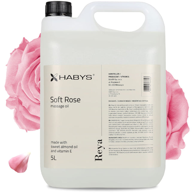 Massageolie Rozengeur - Soft Rose - 5L - demassageshop.nl