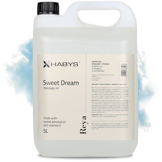 Massageolie Zoete Bloem - Sweet Dreams - 5L - demassageshop.nl