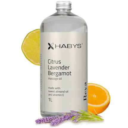 Massageolie Citrus & Lavendel - 1L - demassageshop.nl