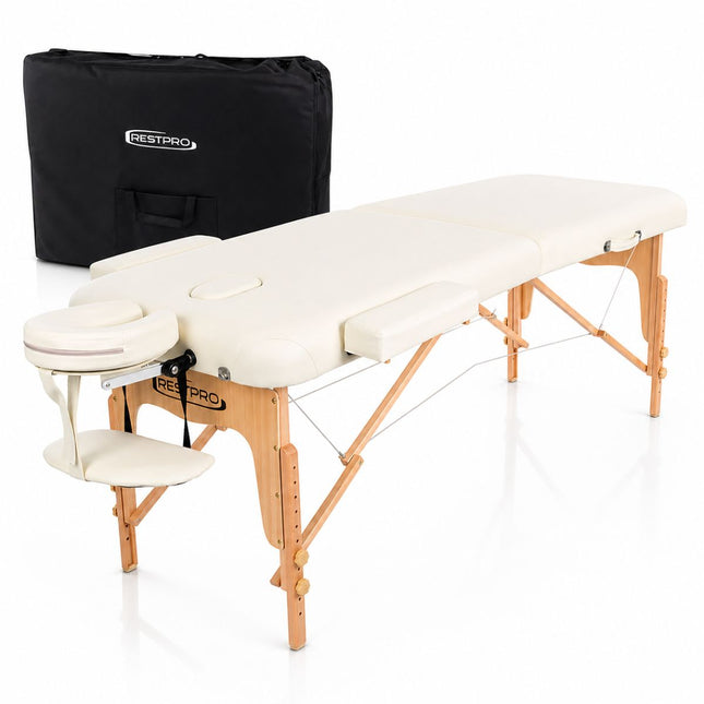 RESTPRO Inklapbare Massagetafel VIP 2 Créme