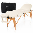 RESTPRO Inklapbare Massagetafel VIP Oval 3 Créme