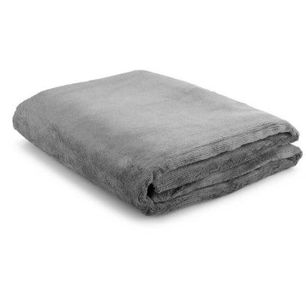 Microvezel massage handdoek XXL - Grijs - 100 x 220 cm