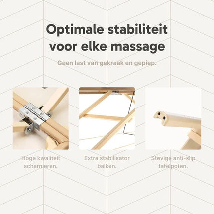 ZenGrowth Inklapbare Massagetafel Nimman Mocca