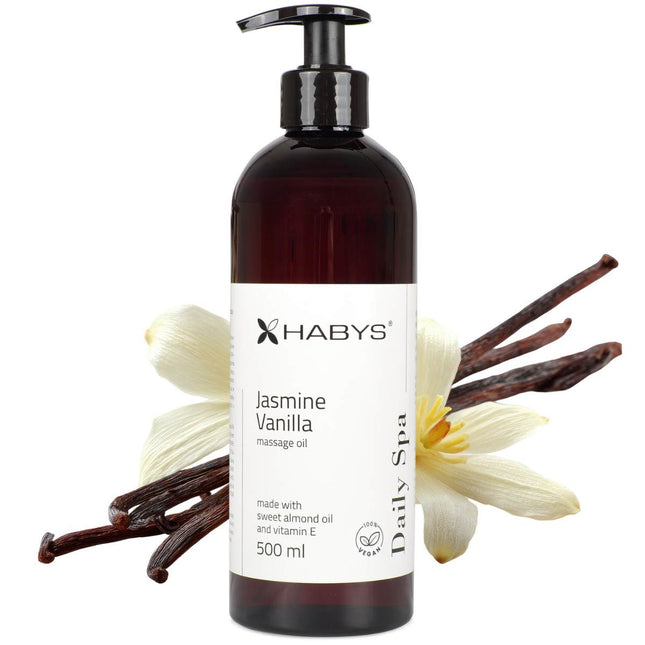 HABYS Massageolie - Jasmine Vanilla 500ml