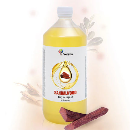 Verana Natuurlijke Massageolie Sandalhout 1L