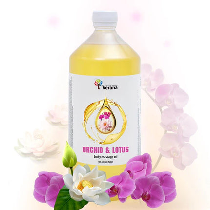 Verana Massageolie Orchidee Lotus - 1L