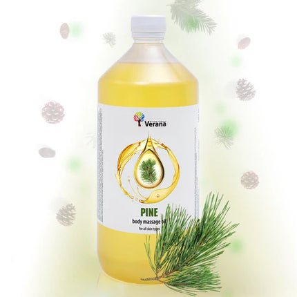 Verana Massageolie Dennenappel - 100% Natuurlijk - 1L