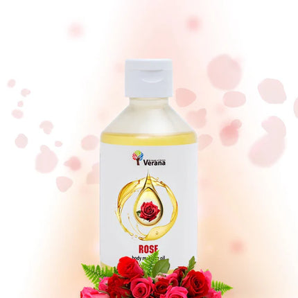 Verana Massageolie Rozen - 100% Natuurlijk - 250ml
