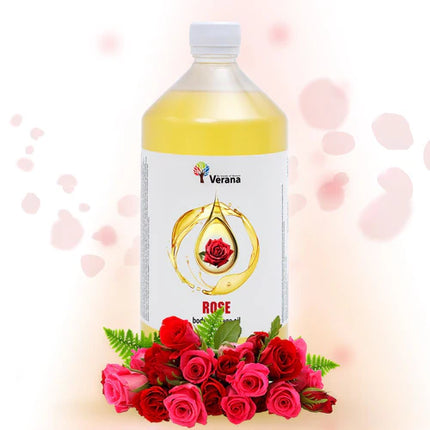 Verana Massageolie Rozen - 100% Natuurlijk - 1L