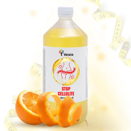 Verana Massageolie Stop Cellulite - 100% Natuurliijk - 1L