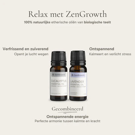 Relax set - Etherische Olie Diffuser Ostro - met 2x 10ml etherische olie