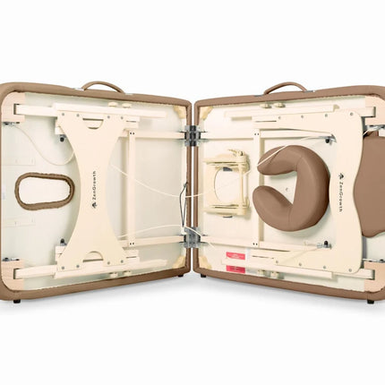 ZenGrowth Inklapbare Massagetafel Belverde Mocca 71 cm