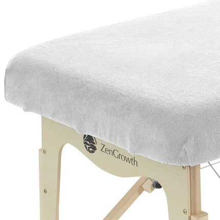 Badstof Hoeslaken Massagetafel Wit