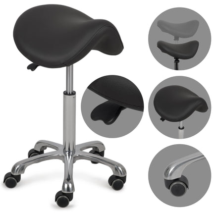 HABYS Ergonomische Zadelkruk Alma Zwart