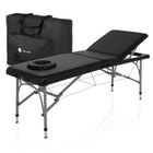 ZenGrowth Inklapbare Massagetafel Athlete Zwart