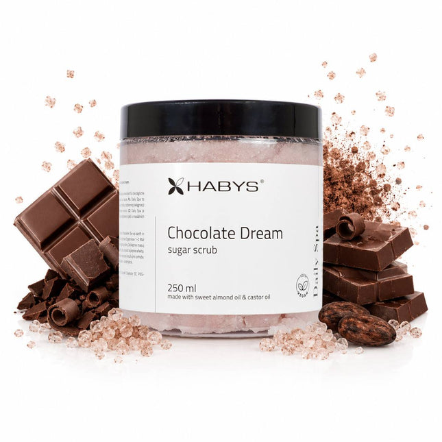 HABYS Bodyscrub - Suikerscrub - Chocolate Dream – 250 ml