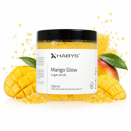 HABYS Bodyscrub - Suikerscrub - Mango Glow – 250 ml