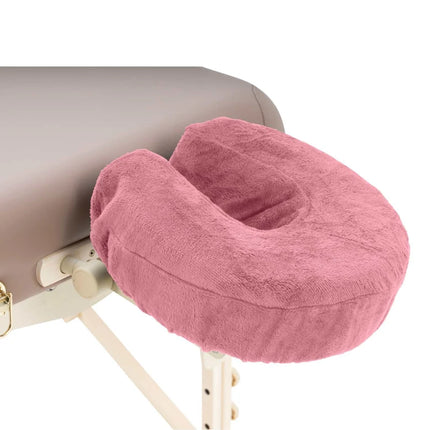 Microvezel hoofdsteunhoes voor massagetafel - Roze (2 stuks)