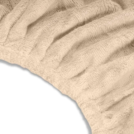 Microvezel hoofdsteunhoes voor massagetafel - Zandbeige (2 stuks)