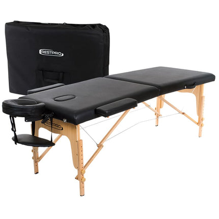 RESTPRO Inklapbare Massagetafel Classic 2 Zwart