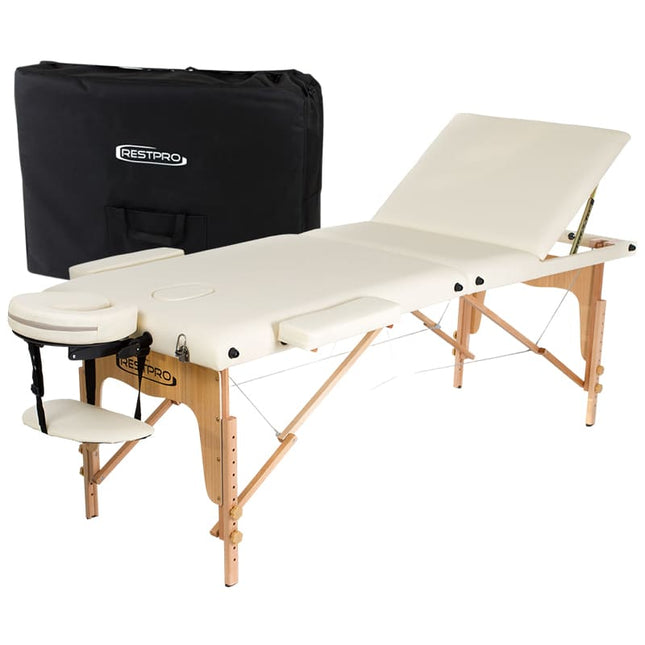 RESTPRO Inklapbare Massagetafel Classic 3 Créme