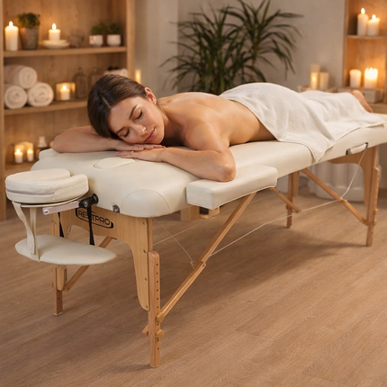 RESTPRO Inklapbare Massagetafel VIP 2 Créme