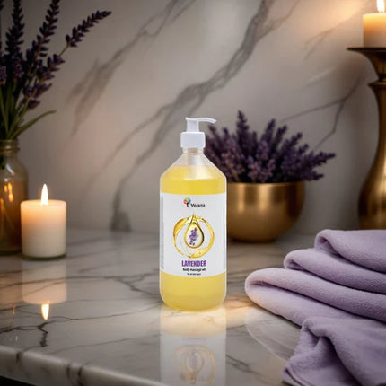 Verana Massageolie Lavendel - 100% Natuurlijk - 1L
