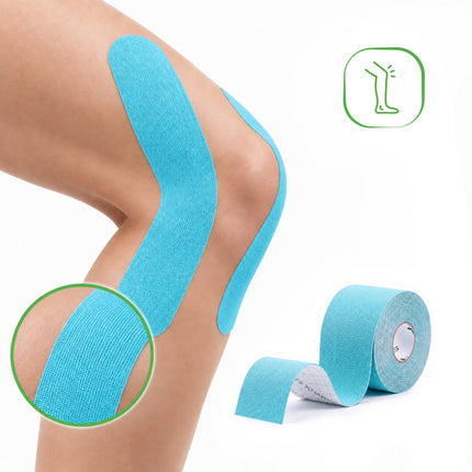 Kinesiotape 5 cm x 5 m – Sterke Kleefkracht – Blauw