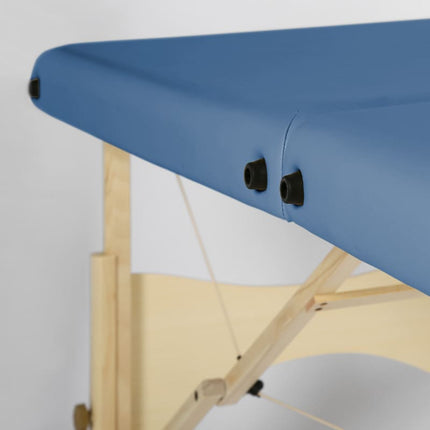AVENO LIFE Inklapbare Massagetafel eSpirit Sea Mist - demassageshop.nl