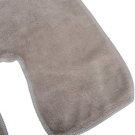 Microvezel hoofdsteunhoes 6 stuks - Grijs
