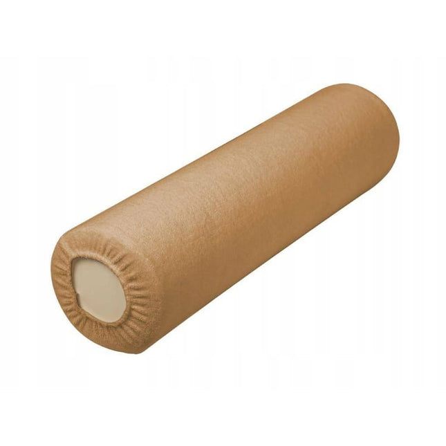 Badstof knierol overtrek - Beige - 15 x 60 cm - demassageshop.nl