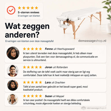RESTPRO Inklapbare Massagetafel VIP 2 Créme