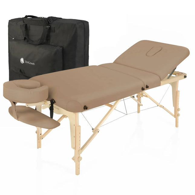 ZenGrowth Inklapbare Massagetafel Nimman Mocca