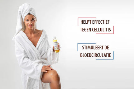 Verana Massageolie Stop Cellulite - 100% Natuurliijk - 250 ml