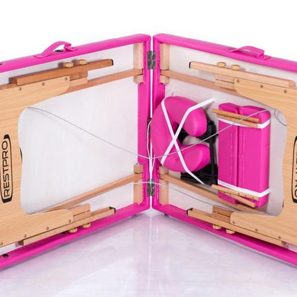 RESTPRO Inklapbare Massagetafel Classic 2 Roze