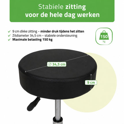 HABYS Tabouret Tila Zwart