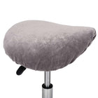 Fluwelen Zadelkruk/Tabouret Hoes Grijs