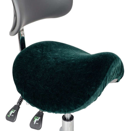 Fluwelen Zadelkruk Hoes Groen