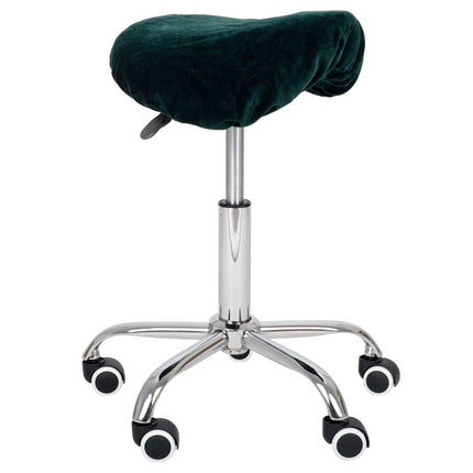 Fluwelen Zadelkruk Hoes Groen
