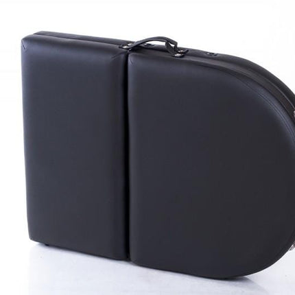 RESTPRO Inklap massagetafel Classic Oval 3 Zwart - demassageshop.nl