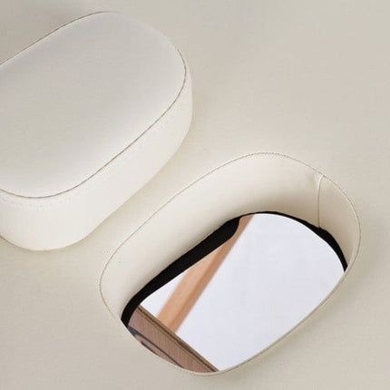 RESTPRO Inklapbare Massagetafel VIP Oval 3 Créme - demassageshop.nl
