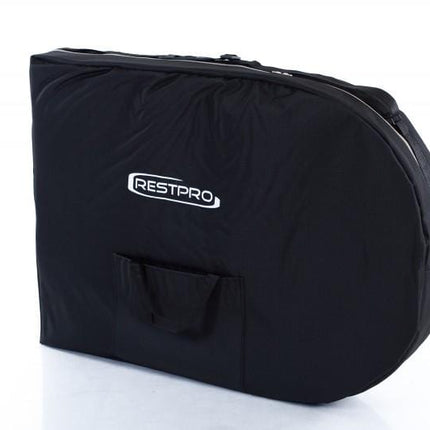 RESTPRO Inklap massagetafel Classic Oval 3 Zwart - demassageshop.nl